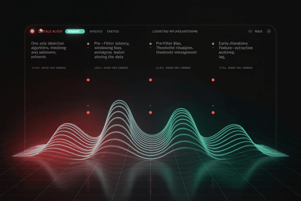 적색·녹색 파형을 기반으로 한 알고리즘 단계 시각화